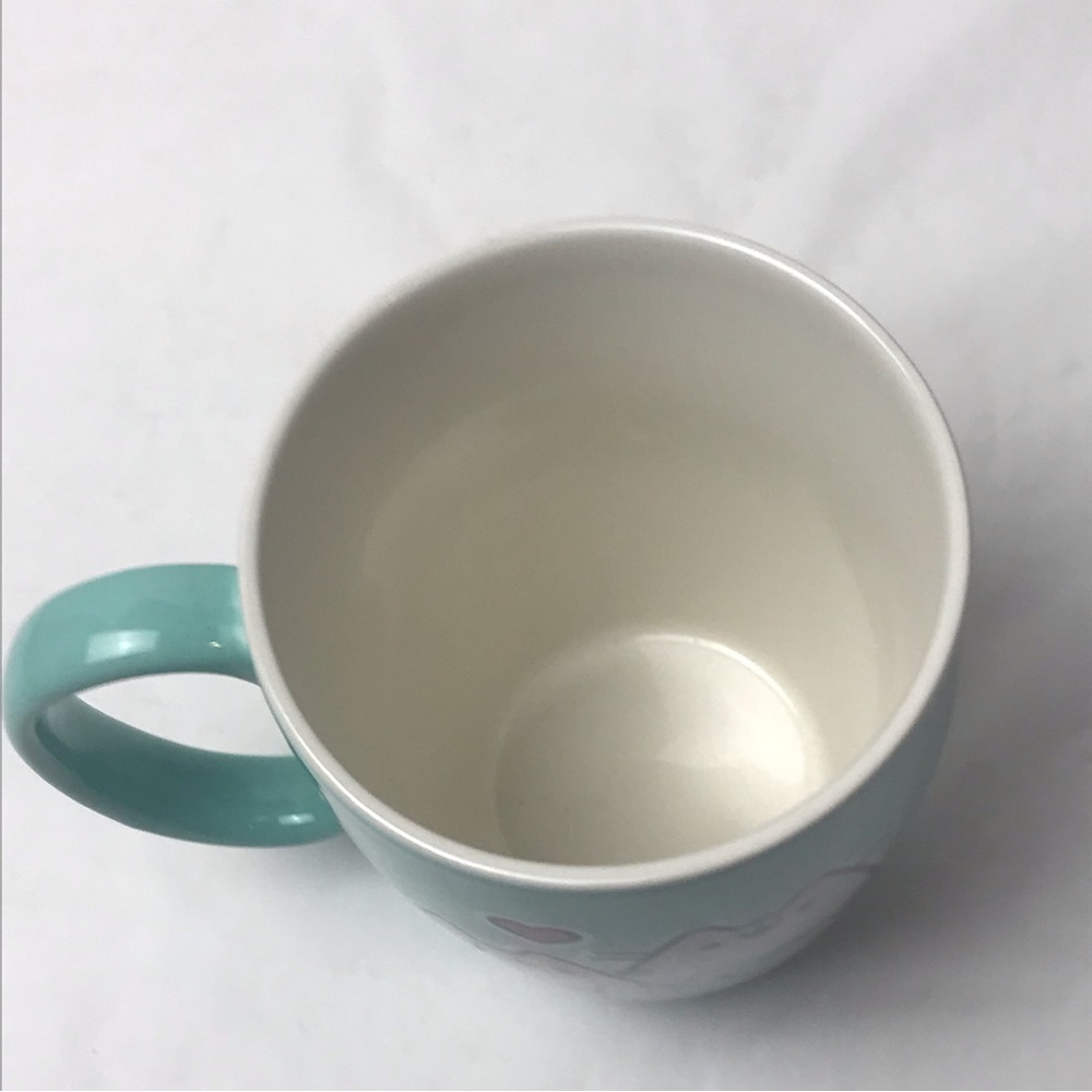 Turquoise Pusheen Ceramic Cat Mug Kawaii - Picture 5 of 6